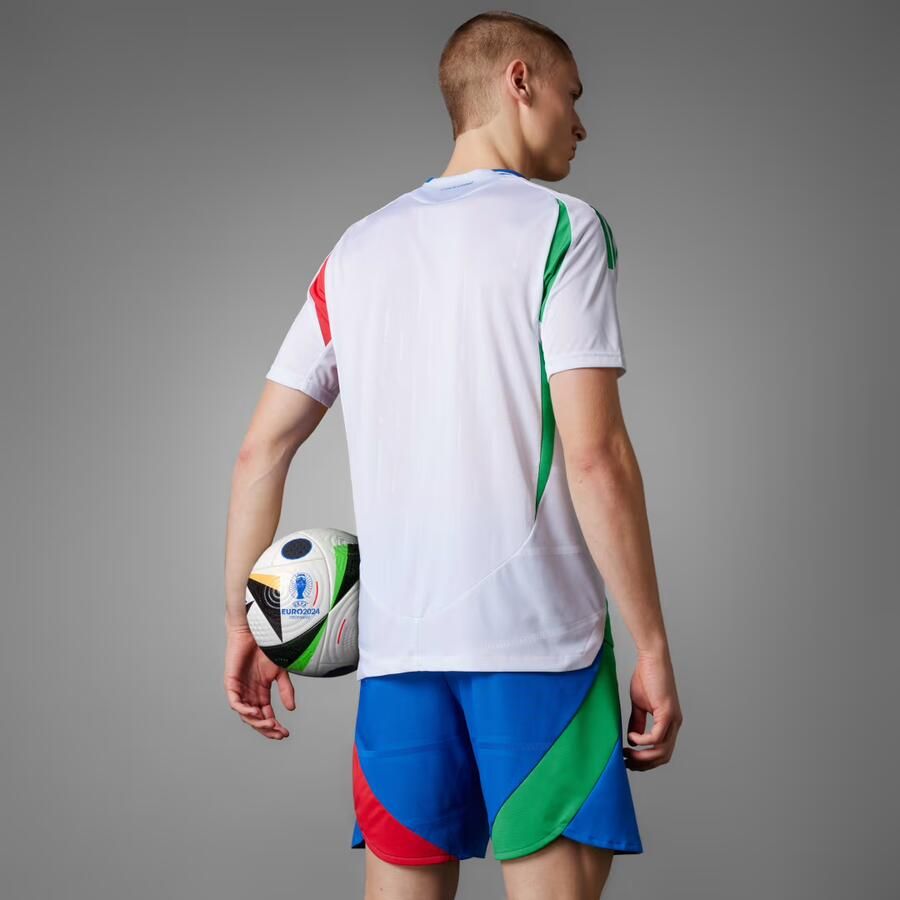 Adidas Italië 2024 Authentiek Uitshirt Wit- Heren Wit - Foto 3