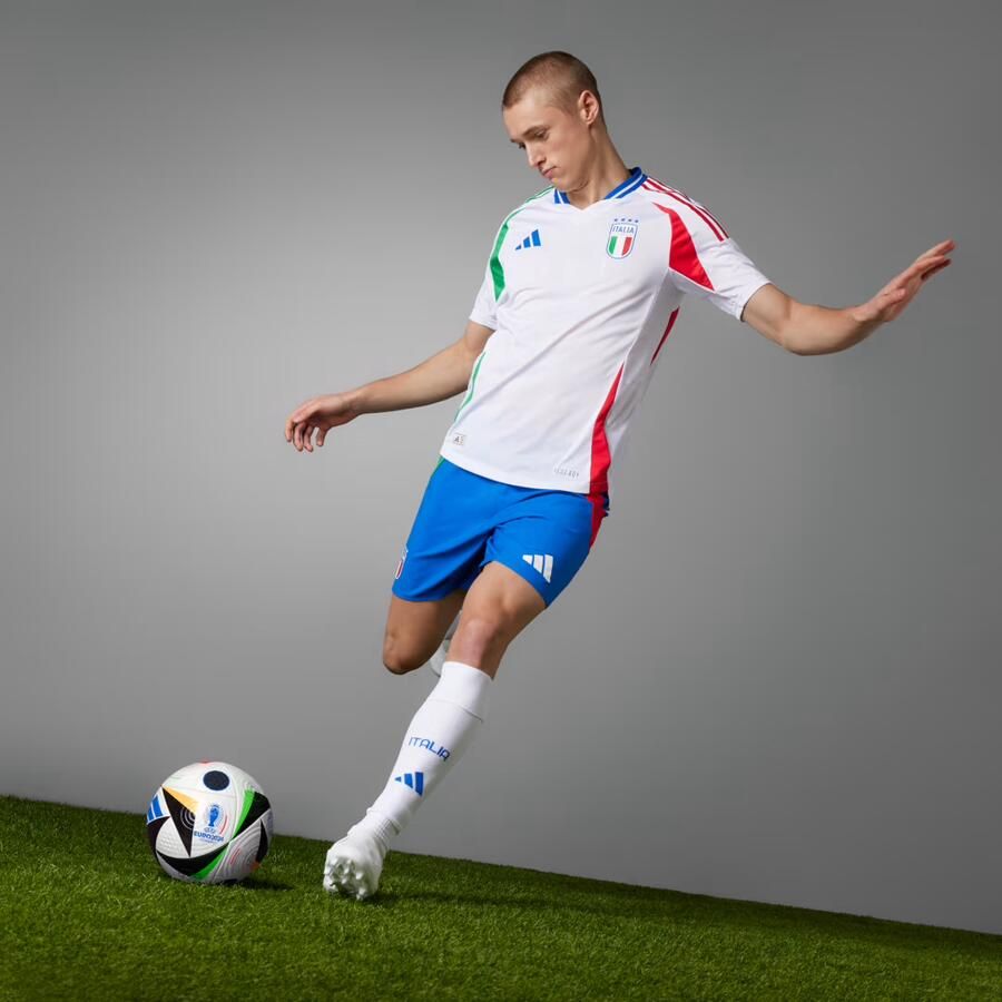 Adidas Italië 2024 Authentiek Uitshirt Wit- Heren Wit - Foto 5