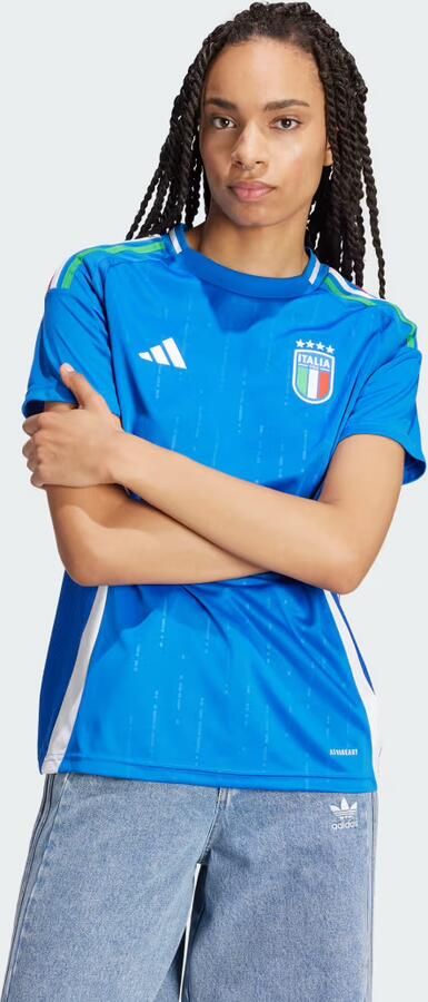 Adidas Italië 24 Thuisshirt Blauw- Dames Blauw - Foto 6