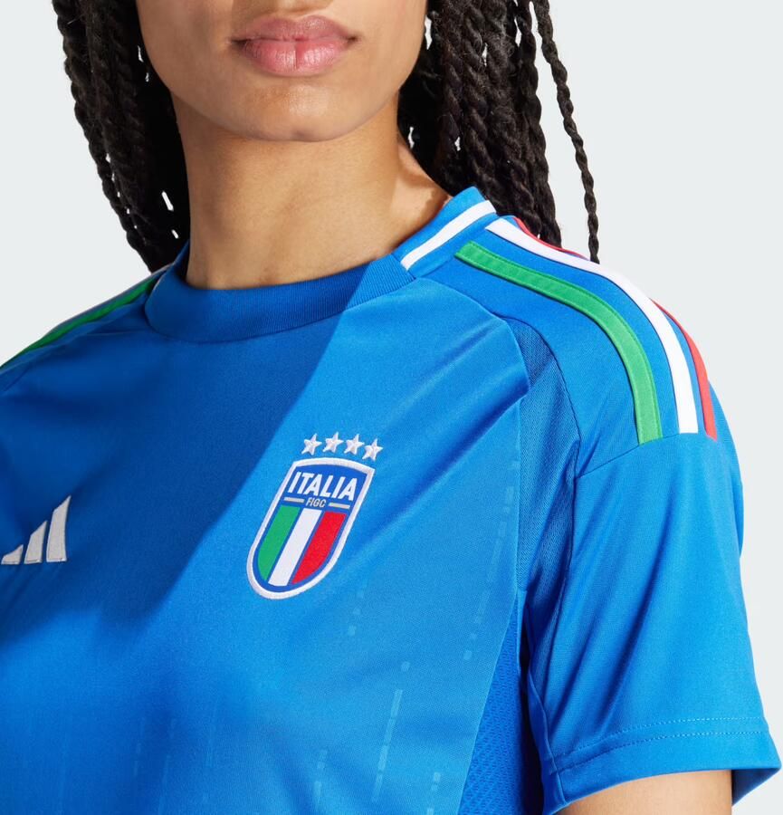 Adidas Italië 24 Thuisshirt Blauw- Dames Blauw