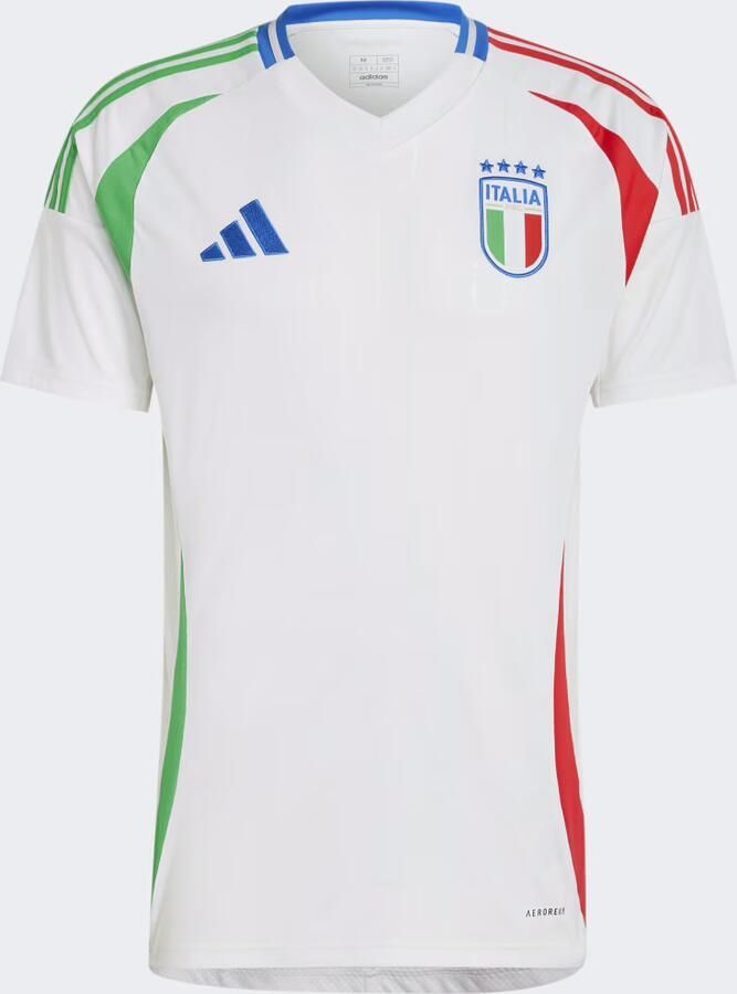Adidas T-shirt Korte Mouw Italie Réplica Extérieur 2024 - Foto 2