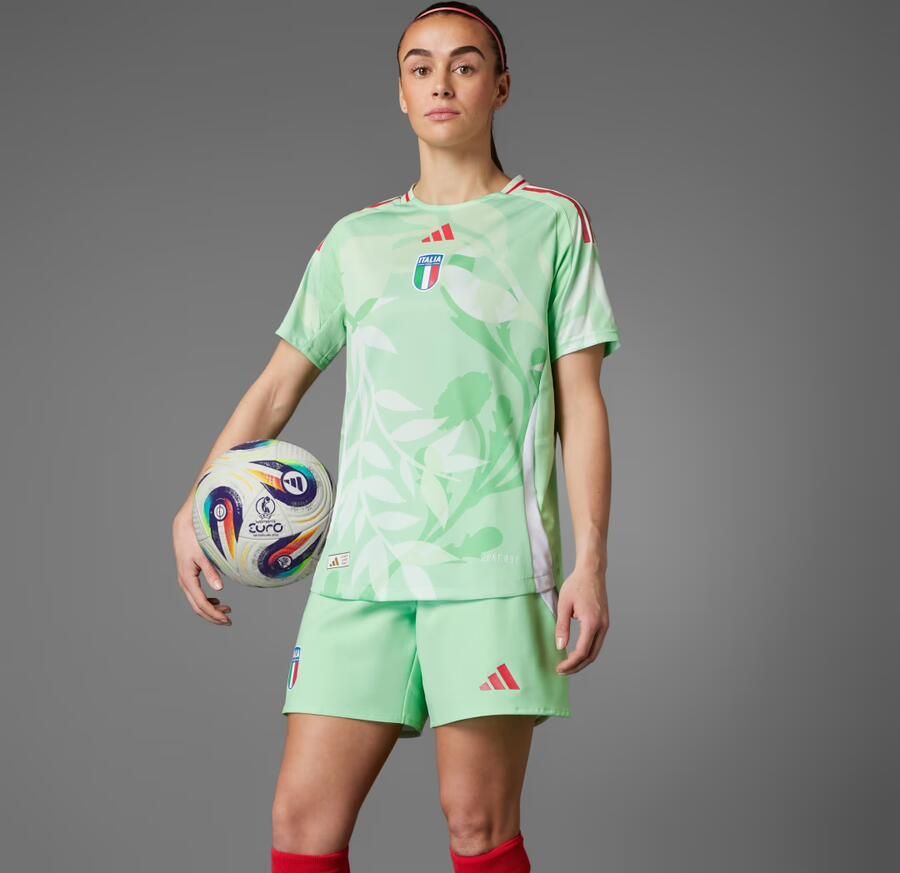 Adidas Italië 25 (Vrouwenelftal) Authentiek Uitshirt