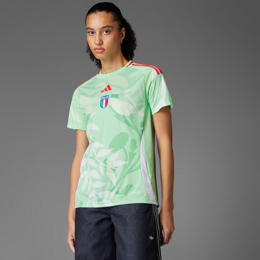 Adidas Italië 25 (Vrouwenelftal) Uitshirt Groen- Dames Groen - Foto 6