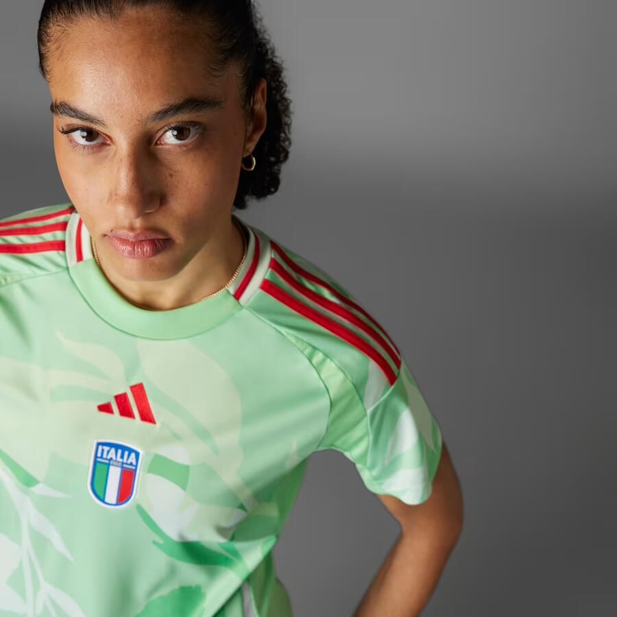 Adidas Italië 25 (Vrouwenelftal) Uitshirt Groen- Dames Groen - Foto 2