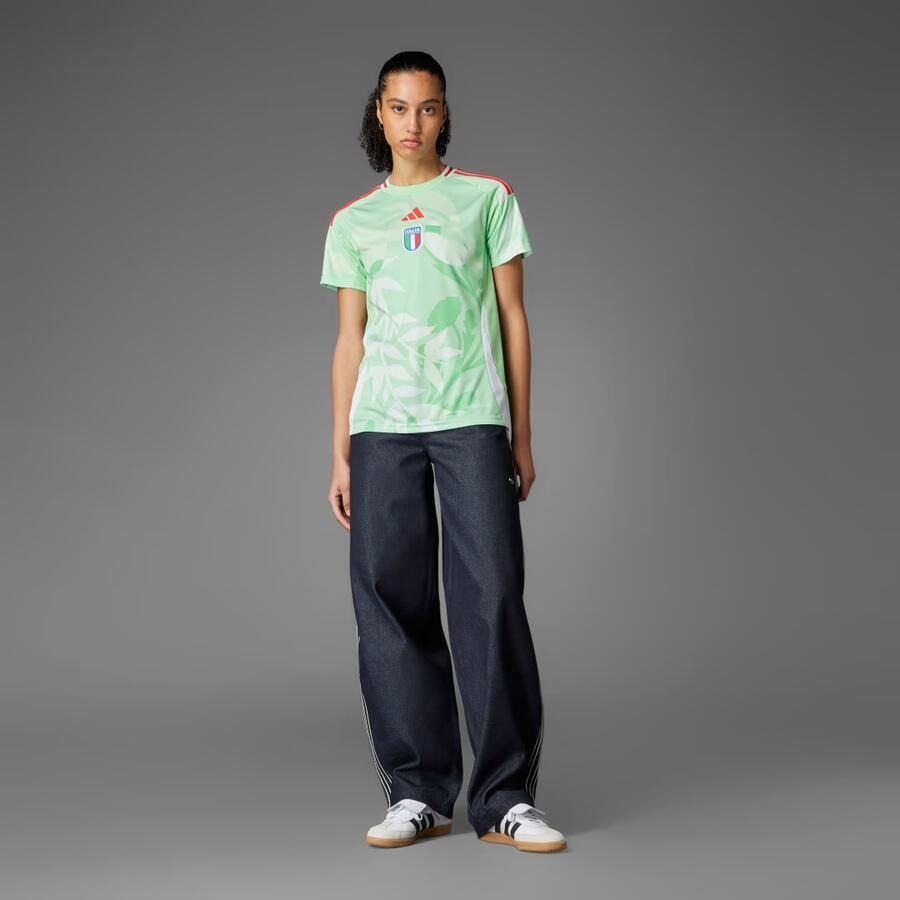 Adidas Italië 25 (Vrouwenelftal) Uitshirt Groen- Dames Groen - Foto 3