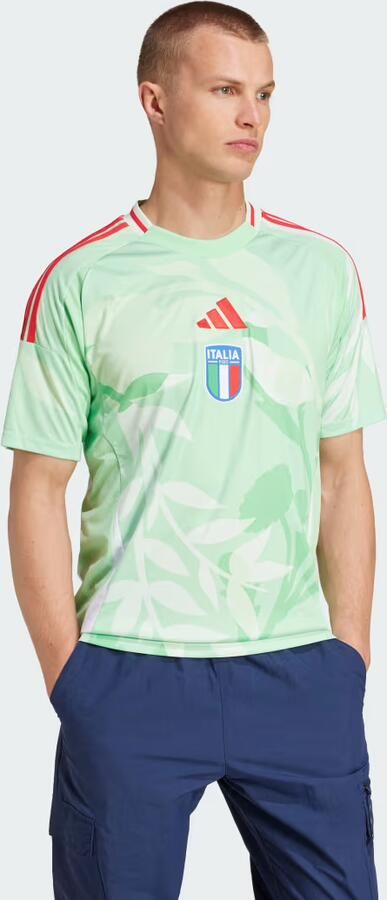 Adidas Italië 25 (Vrouwenelftal) Uitshirt Groen- Heren Groen - Foto 5