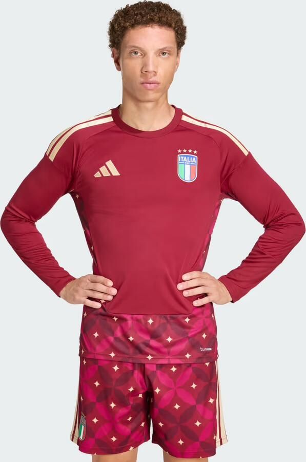 Adidas Italië 26 Thuis Keepersshirt met Lange Mouwen
