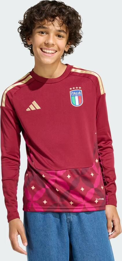 Adidas Italië 26 Thuis Keepersshirt met Lange Mouwen Kids - Foto 5