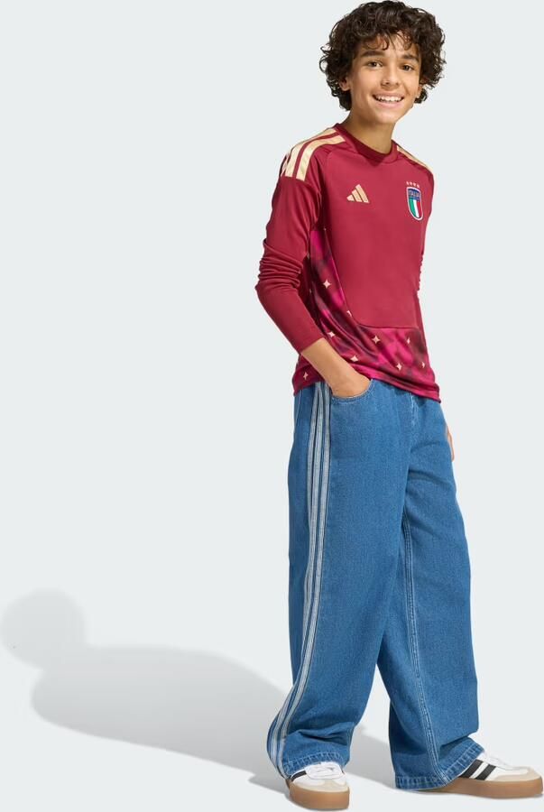 Adidas Italië 26 Thuis Keepersshirt met Lange Mouwen Kids - Foto 4