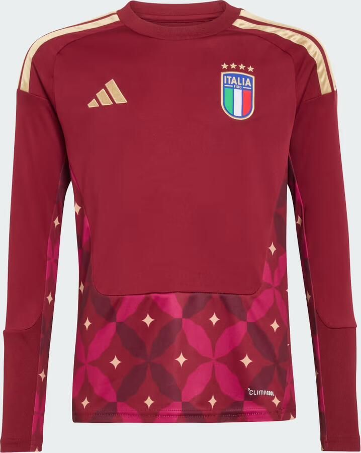 Adidas Italië 26 Thuis Keepersshirt met Lange Mouwen Kids - Foto 3