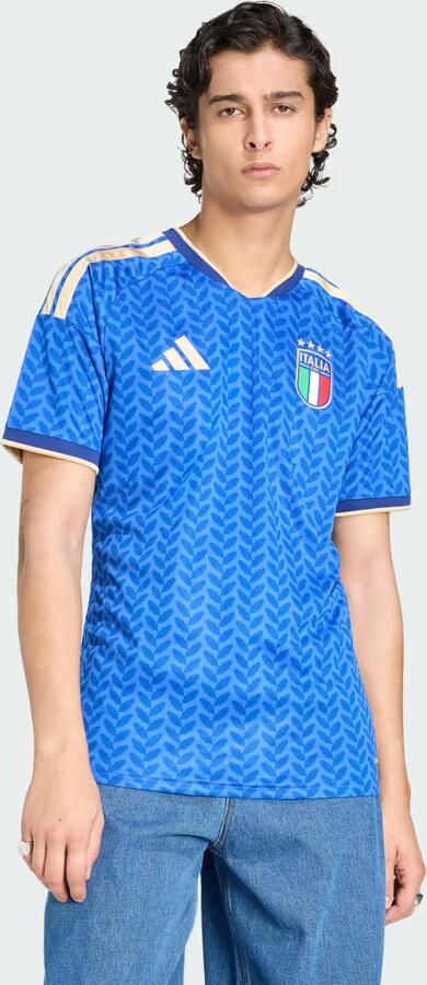 Adidas Italy 2026 Home Shirt Blauw- Heren Blauw - Foto 5