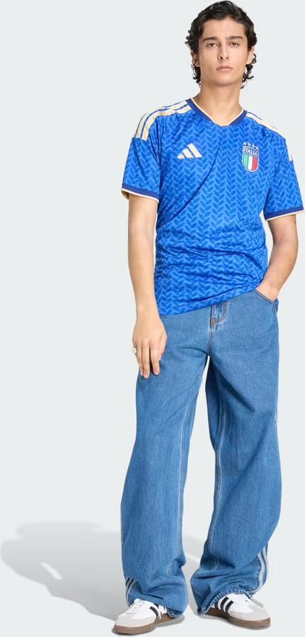 Adidas Italy 2026 Home Shirt Blauw- Heren Blauw - Foto 7
