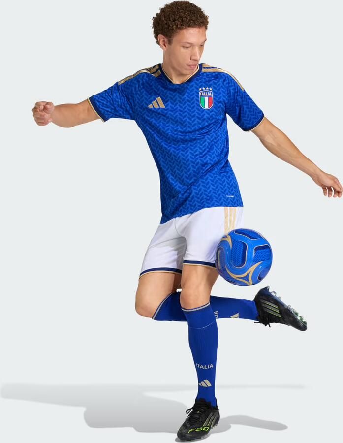 Adidas Sportswear regular fit tricot-short met contraststrepen model 'ITALIEN 26' - Foto 4