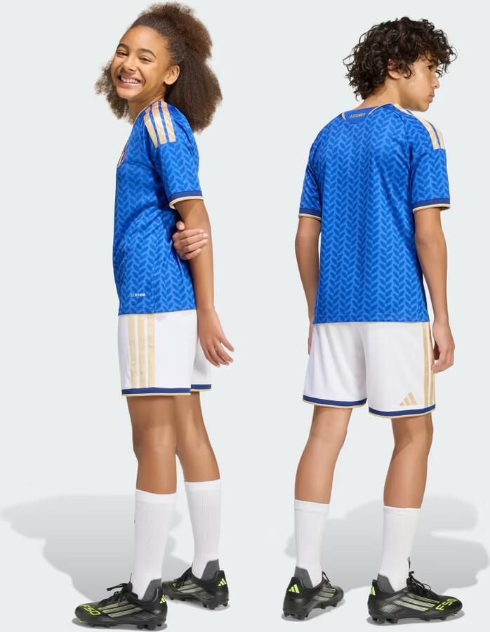 Adidas Italy 2026 Home Shorts Junior Wit - Foto 3