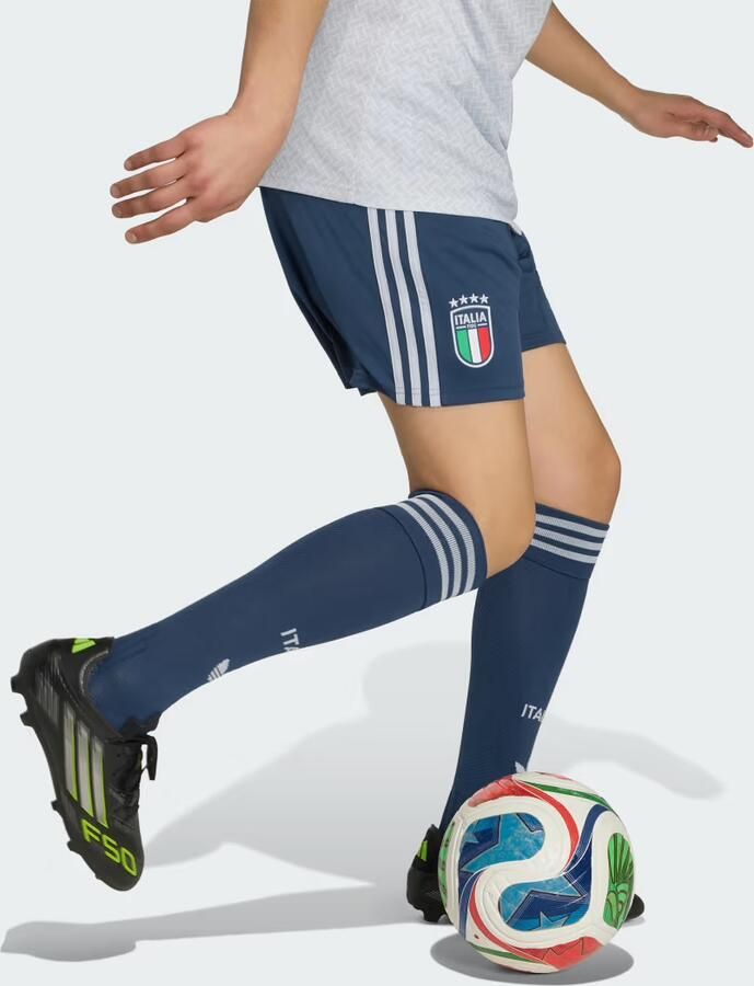 Adidas Originals Italy 2026 Away Shorts Blauw- Heren Blauw - Foto 4