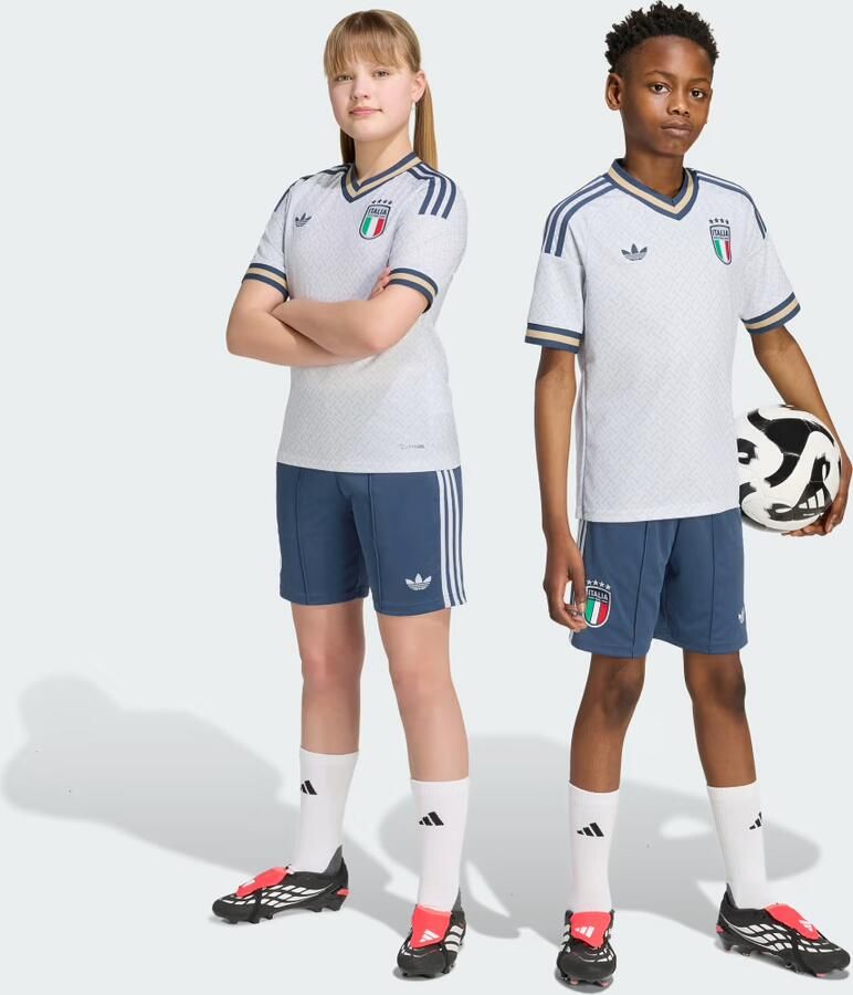 Adidas Originals Italy 2026 Away Shorts Junior Blauw
