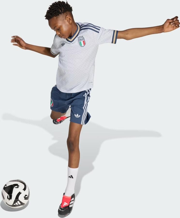Adidas Originals Italy 2026 Away Shorts Junior Blauw - Foto 3