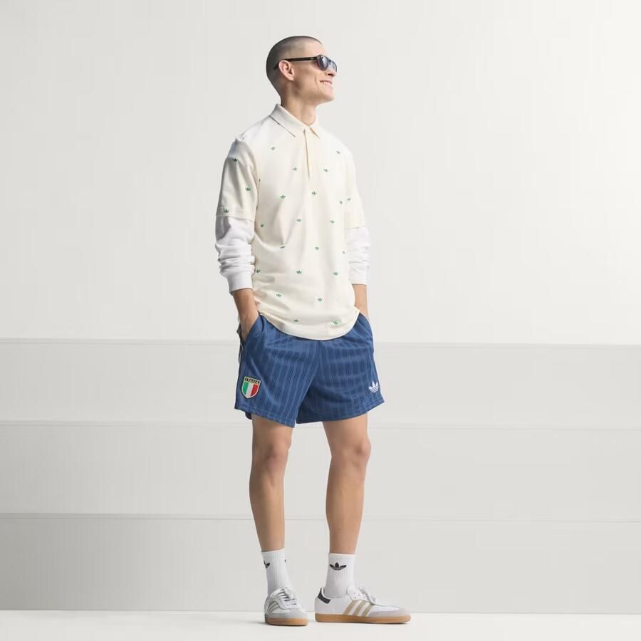 Adidas Originals loose fit tricotshort met FIGC-applicatie