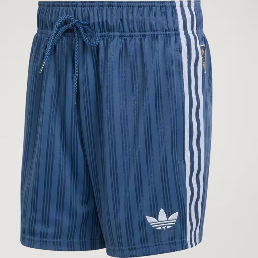 Adidas Originals loose fit tricotshort met FIGC-applicatie - Foto 3