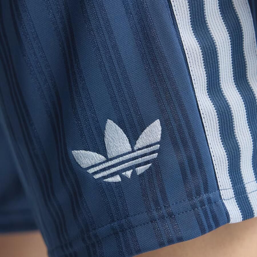 Adidas Originals loose fit tricotshort met FIGC-applicatie - Foto 5