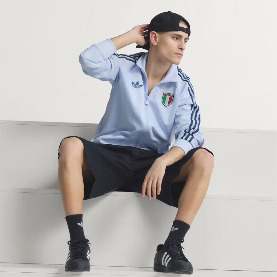 Adidas Originals regular fit trainingsjack met katoen model 'AERBLU'