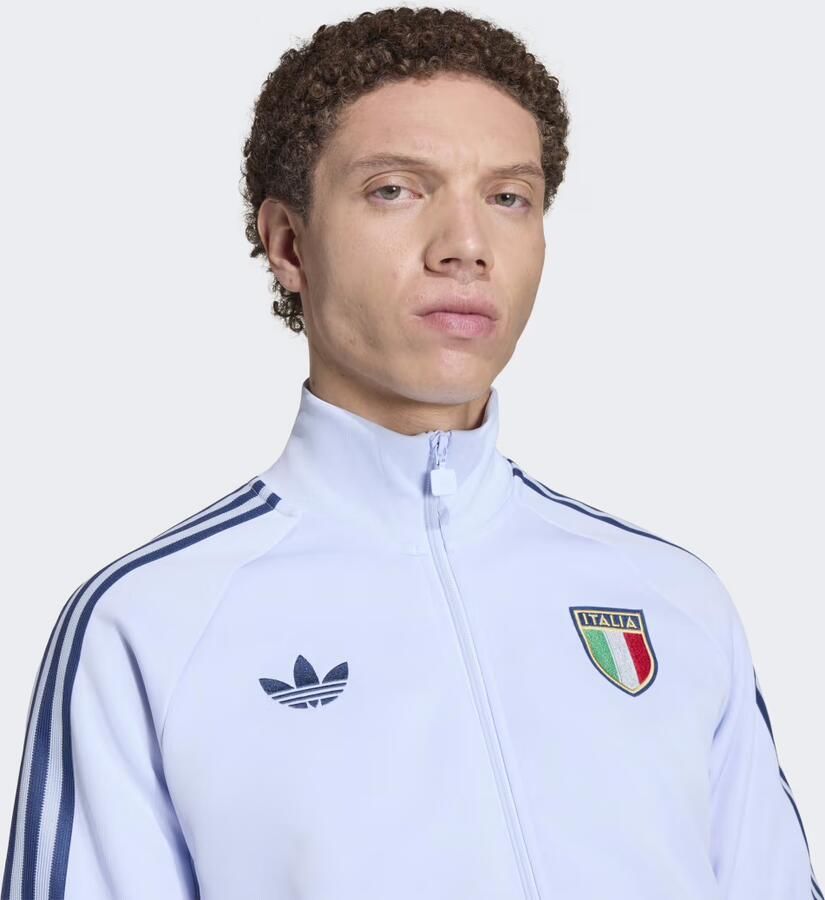 Adidas Originals regular fit trainingsjack met katoen model 'AERBLU' - Foto 3