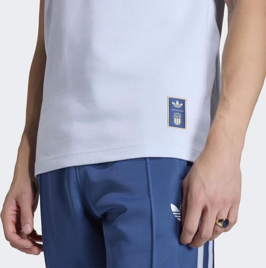 Adidas Originals slim fit T-shirt Italië van katoenmix - Foto 2