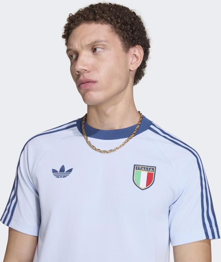 Adidas Originals slim fit T-shirt Italië van katoenmix - Foto 3