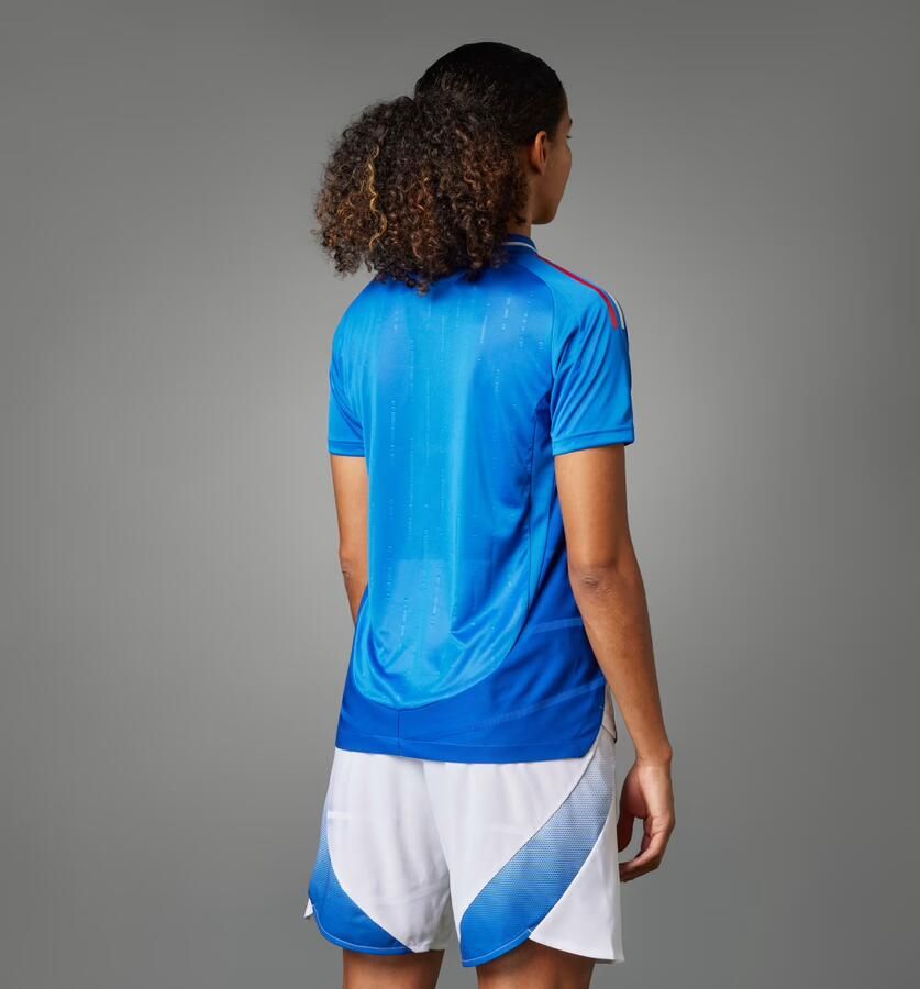 Adidas Italië Vrouwen Team 2024 Authentiek Thuisshirt Blauw- Dames Blauw - Foto 5