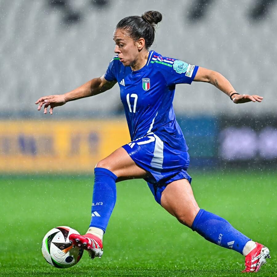 Adidas Italië Vrouwen Team 2024 Authentiek Thuisshirt Blauw- Dames Blauw - Foto 3