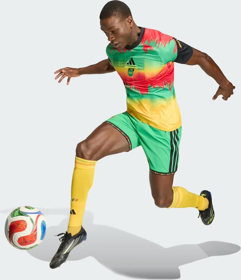 Adidas Jamaica 2026 Pre Match Home Shirt Geel- Heren Geel - Foto 2