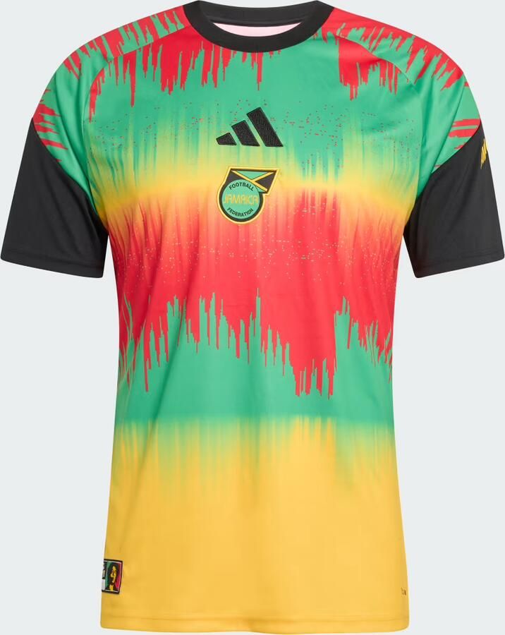 Adidas Jamaica 2026 Pre Match Home Shirt Geel- Heren Geel - Foto 3