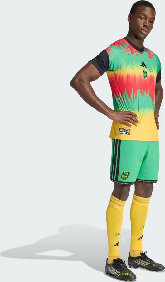 Adidas Jamaica 2026 Pre Match Home Shirt Geel- Heren Geel - Foto 5