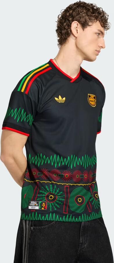 Adidas T-shirt Korte Mouw Away Jamaiqua Football Jersey