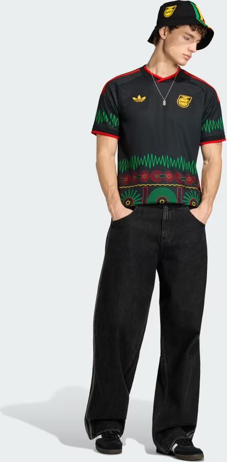 Adidas Jamaica 26 x Bob Marley Uitshirt Zwart- Heren Zwart - Foto 6