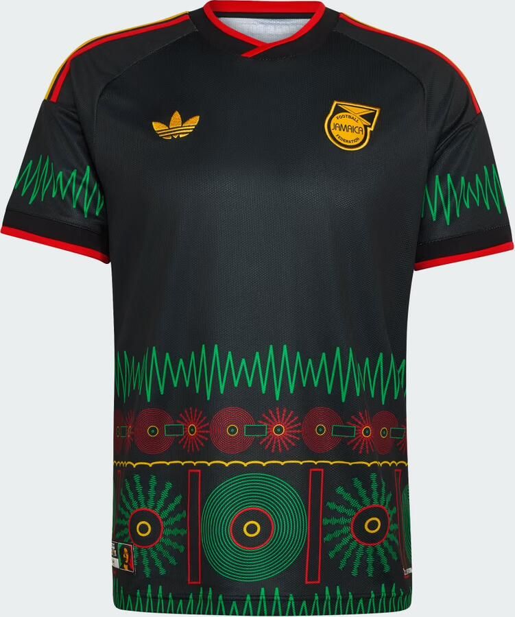 Adidas Jamaica 26 x Bob Marley Uitshirt Zwart- Heren Zwart - Foto 4