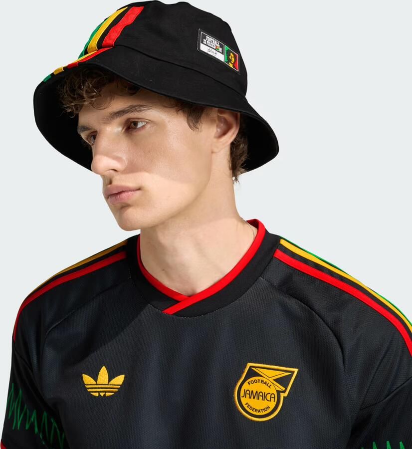 Adidas Jamaica 26 x Bob Marley Uitshirt Zwart- Heren Zwart - Foto 3