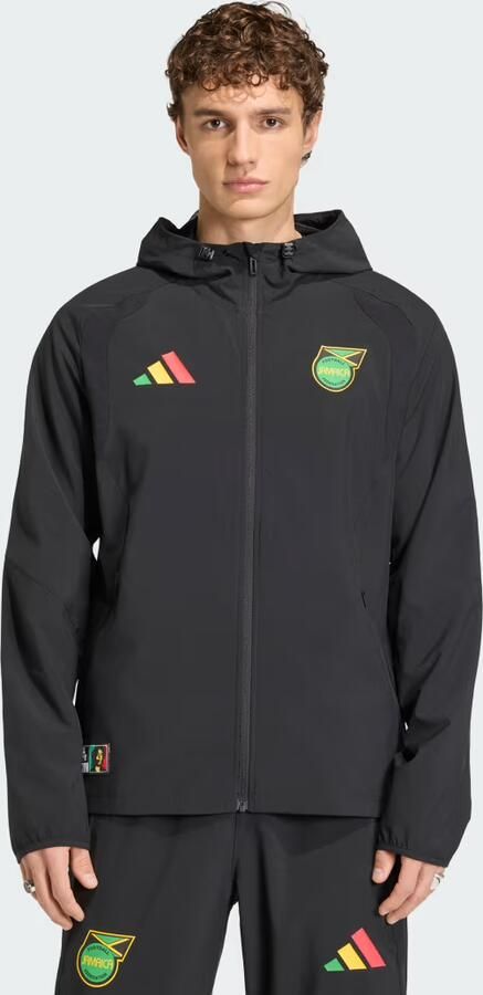 Adidas Jamaica x Bob Marley Tiro Reiswindjack met Lange Ritssluiting