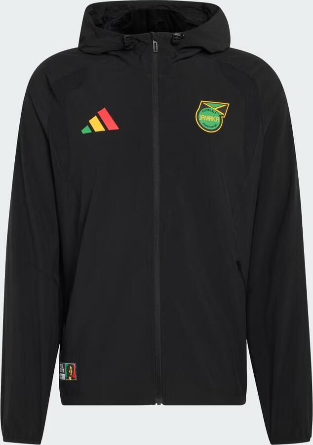 Adidas Jamaica x Bob Marley Tiro Reiswindjack met Lange Ritssluiting - Foto 4