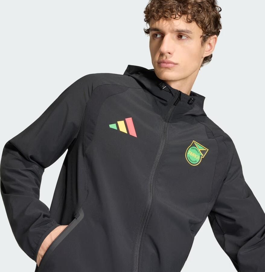 Adidas Jamaica x Bob Marley Tiro Reiswindjack met Lange Ritssluiting - Foto 2