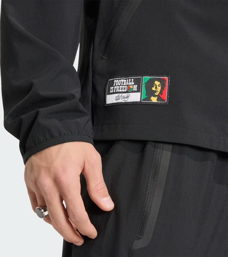 Adidas Jamaica x Bob Marley Tiro Reiswindjack met Lange Ritssluiting - Foto 3