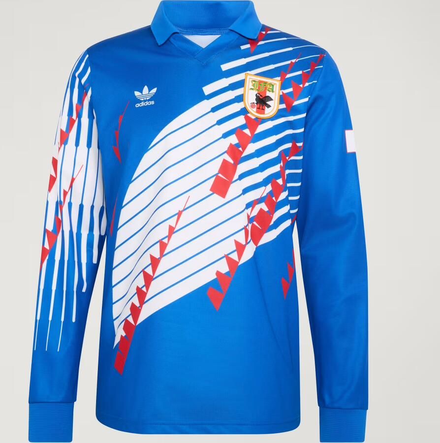 Adidas Originals Japan '93 Retro Long Sleeve Home Shirt Blauw- Heren Blauw - Foto 4