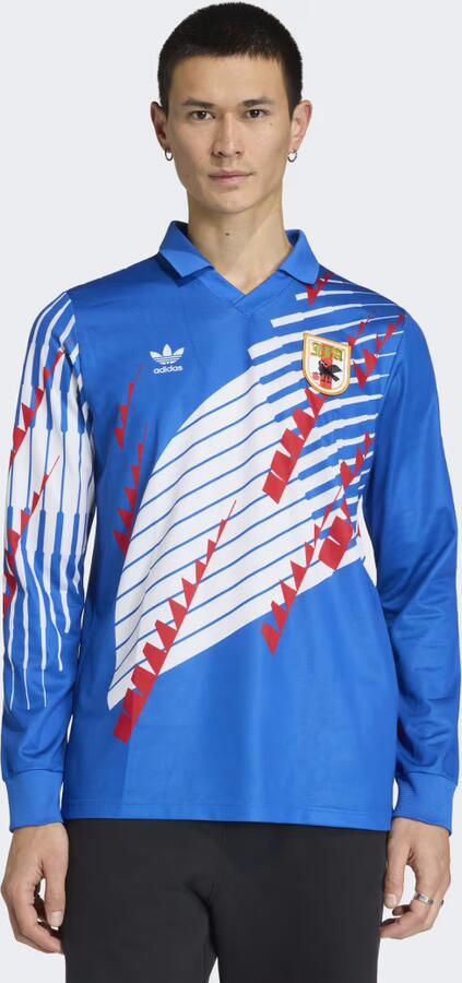 Adidas Originals Japan '93 Retro Long Sleeve Home Shirt Blauw- Heren Blauw