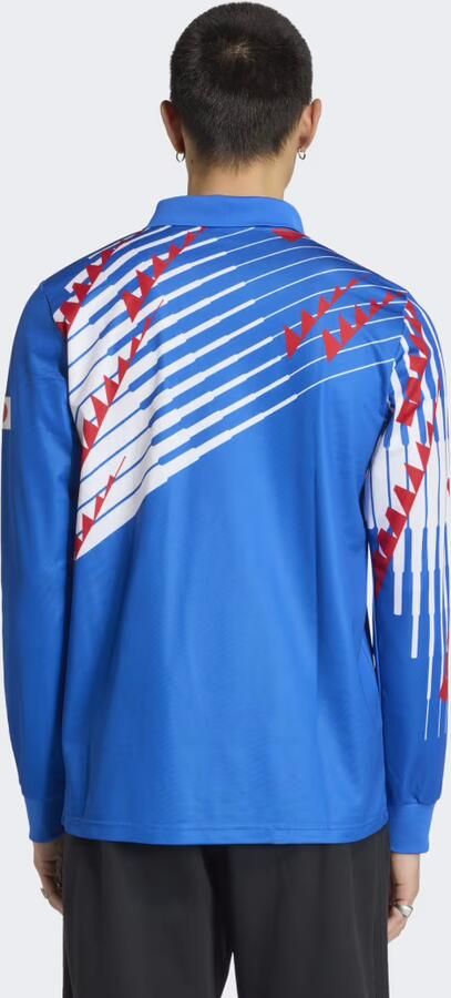 Adidas Originals Japan '93 Retro Long Sleeve Home Shirt Blauw- Heren Blauw - Foto 6