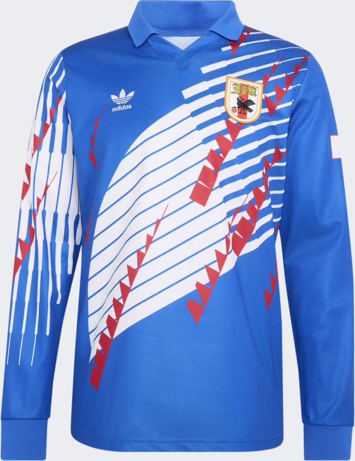Adidas Originals Japan '93 Retro Long Sleeve Home Shirt Blauw- Heren Blauw - Foto 3