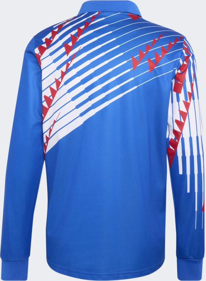 Adidas Originals Japan '93 Retro Long Sleeve Home Shirt Blauw- Heren Blauw - Foto 4