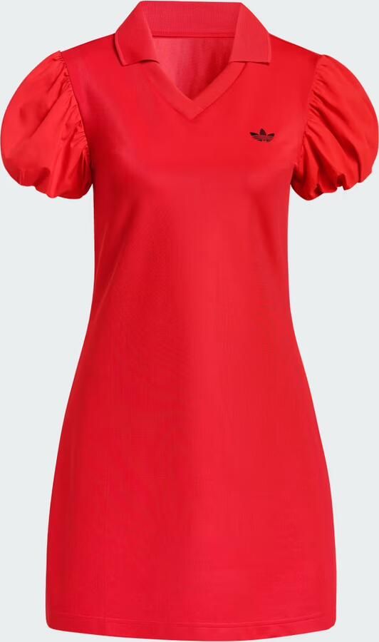 Adidas JURK MET BALLONMOUWEN - Foto 4
