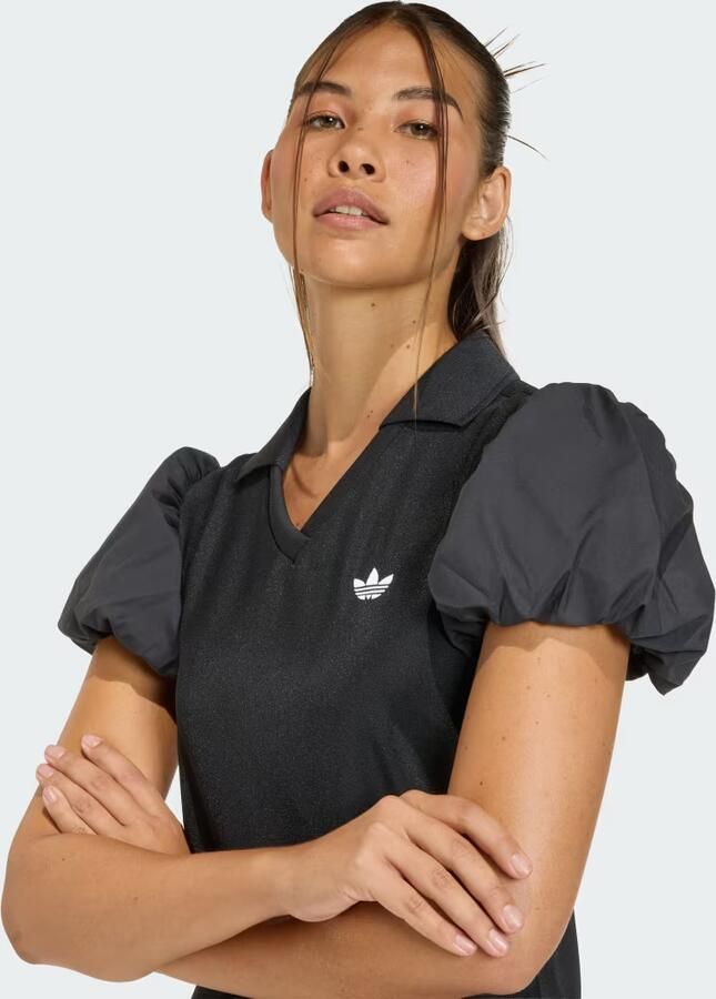 Adidas JURK MET BALLONMOUWEN - Foto 3