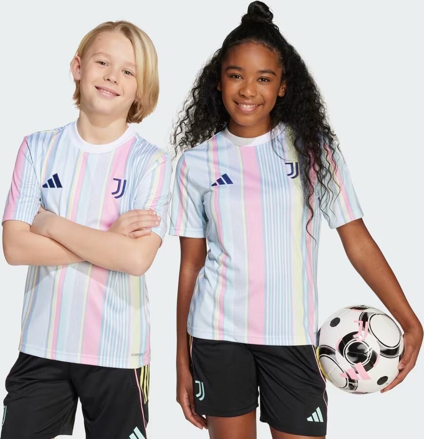 Adidas Juventus 25 26 Pre-Match Voetbalshirt Kids - Foto 6