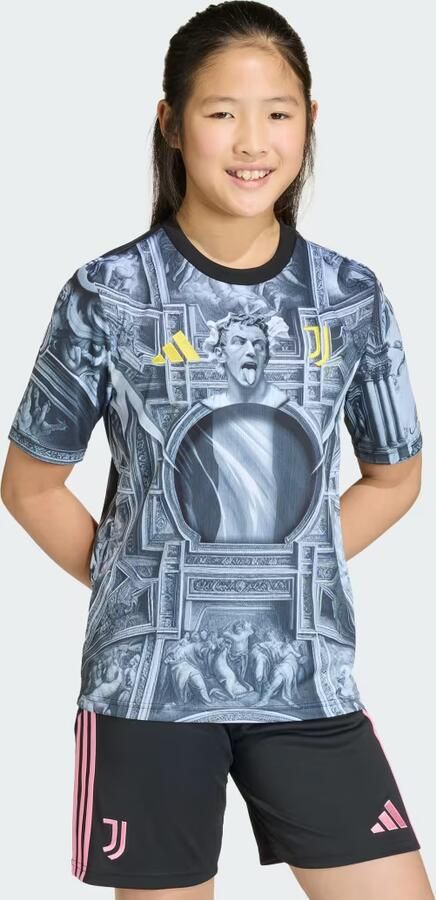 Adidas Juventus 25 26 Pre-Match Voetbalshirt Kids - Foto 5
